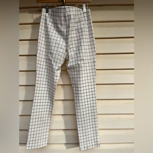 Chico’s off white/black ankle length/squares pants, stretch, elastic waist, 00 - Picture 7 of 7